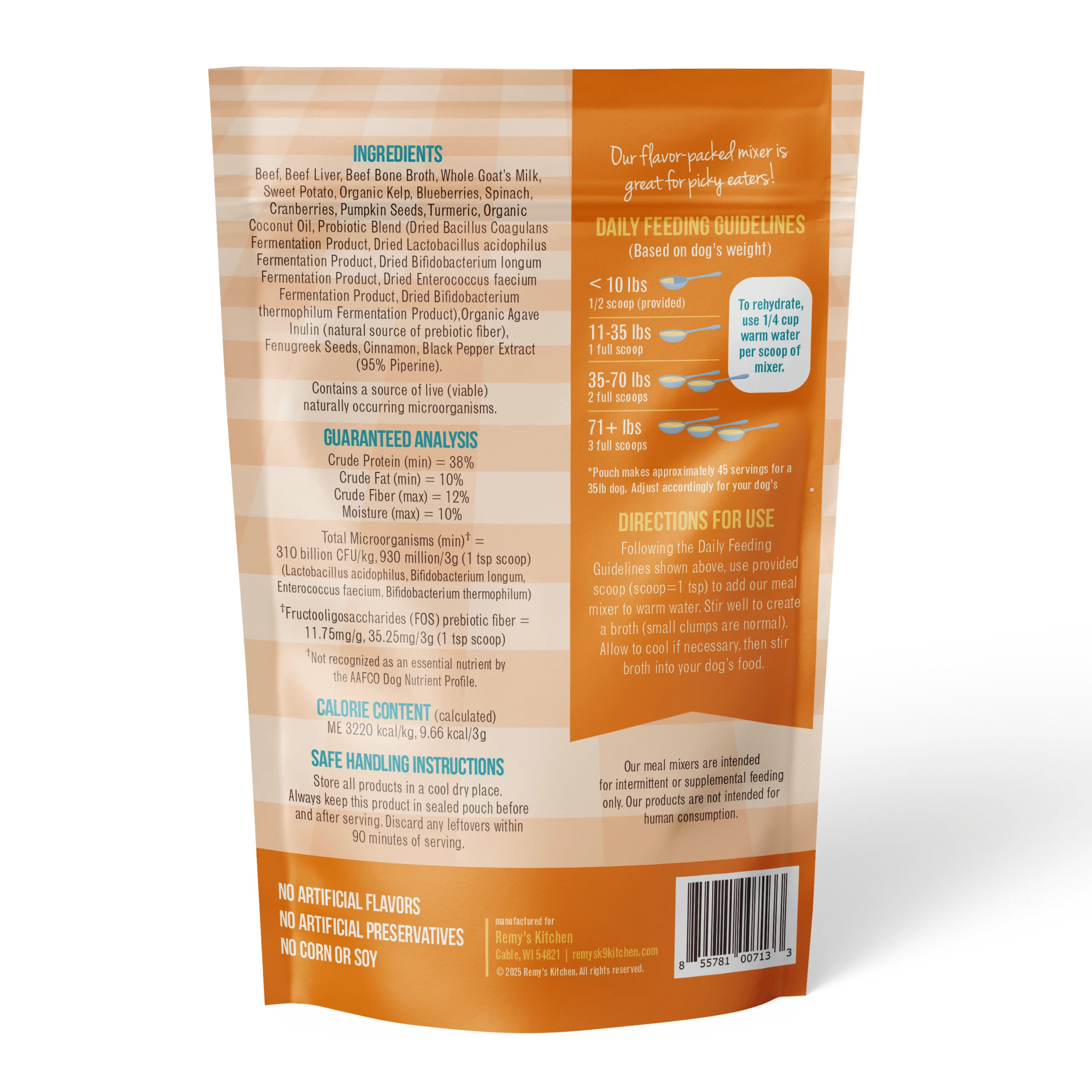 SuperfoodPLUS Meal Mixers for Dogs Beef - Image 2